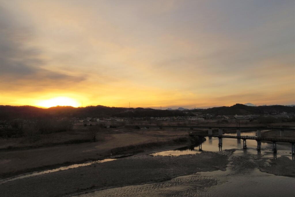 新しい夕日スポット