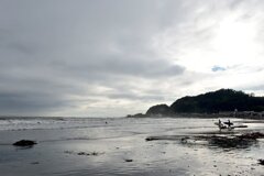 雨上がりの海