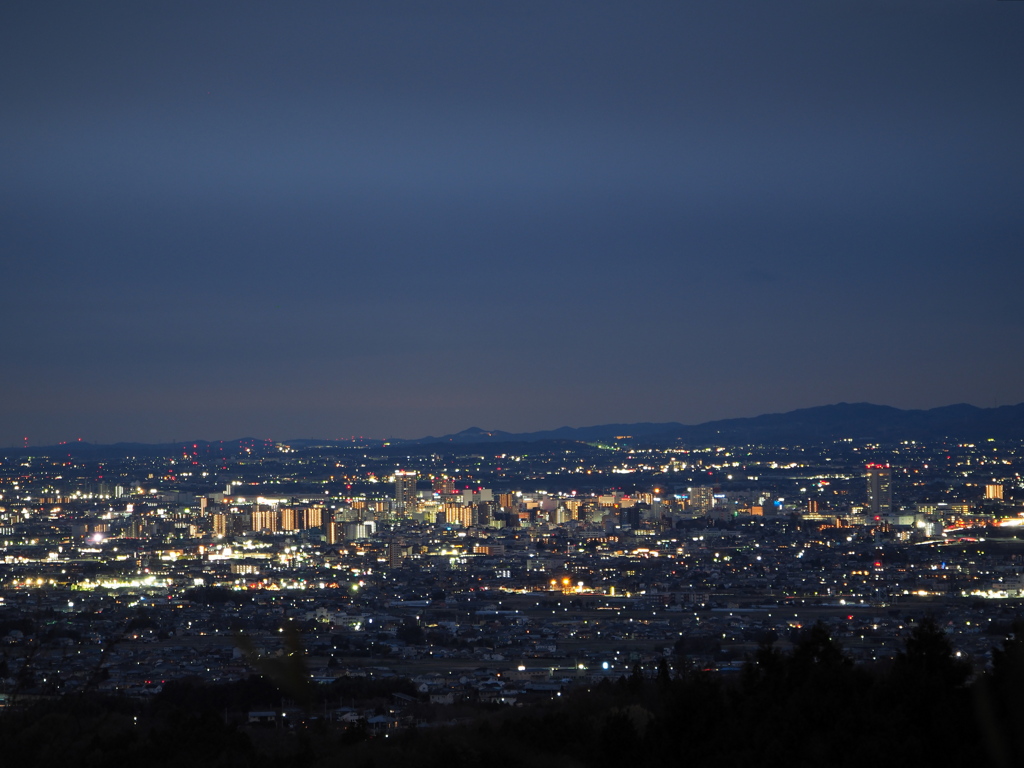 初冬の夜景