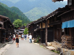 夏の妻籠宿