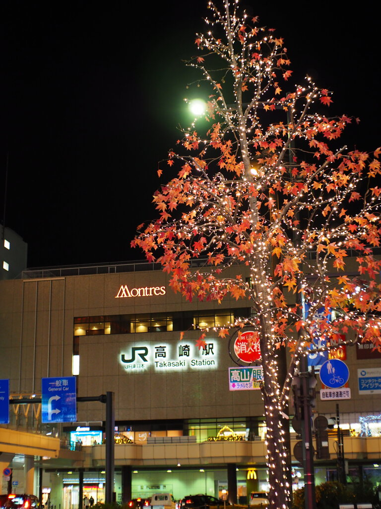 光のページェント　高崎駅