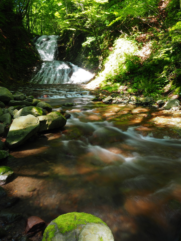 滝乃沢不動滝　遠景