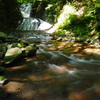 滝乃沢不動滝　遠景