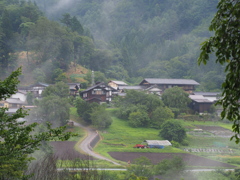 夕立の後