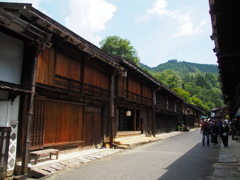 夏の妻籠宿