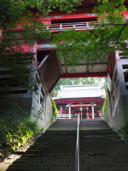 山門から望む