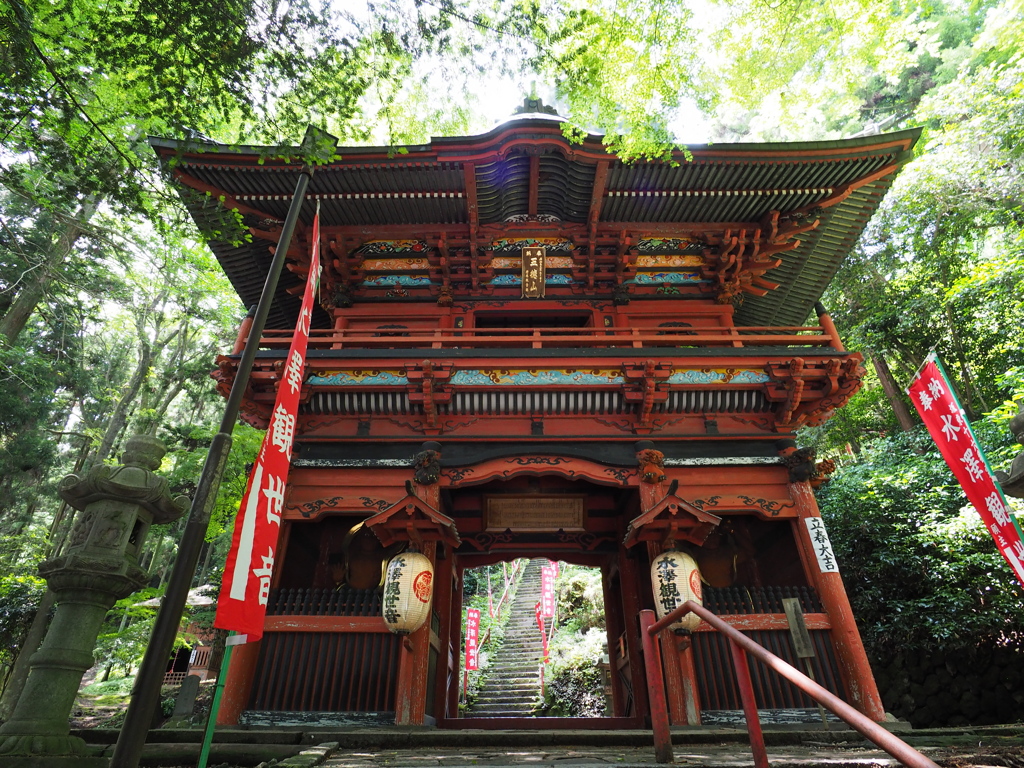 水澤寺　仁王門