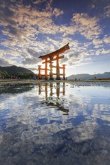 Itsukushima  reflection