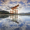 Itsukushima  reflection