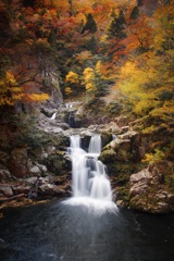 autumn waterfall