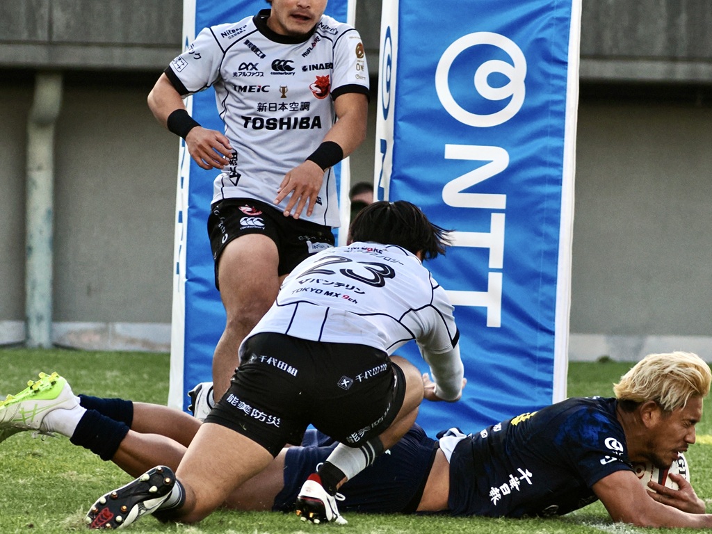 祝!!移籍後初トライ