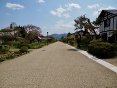 Straight road