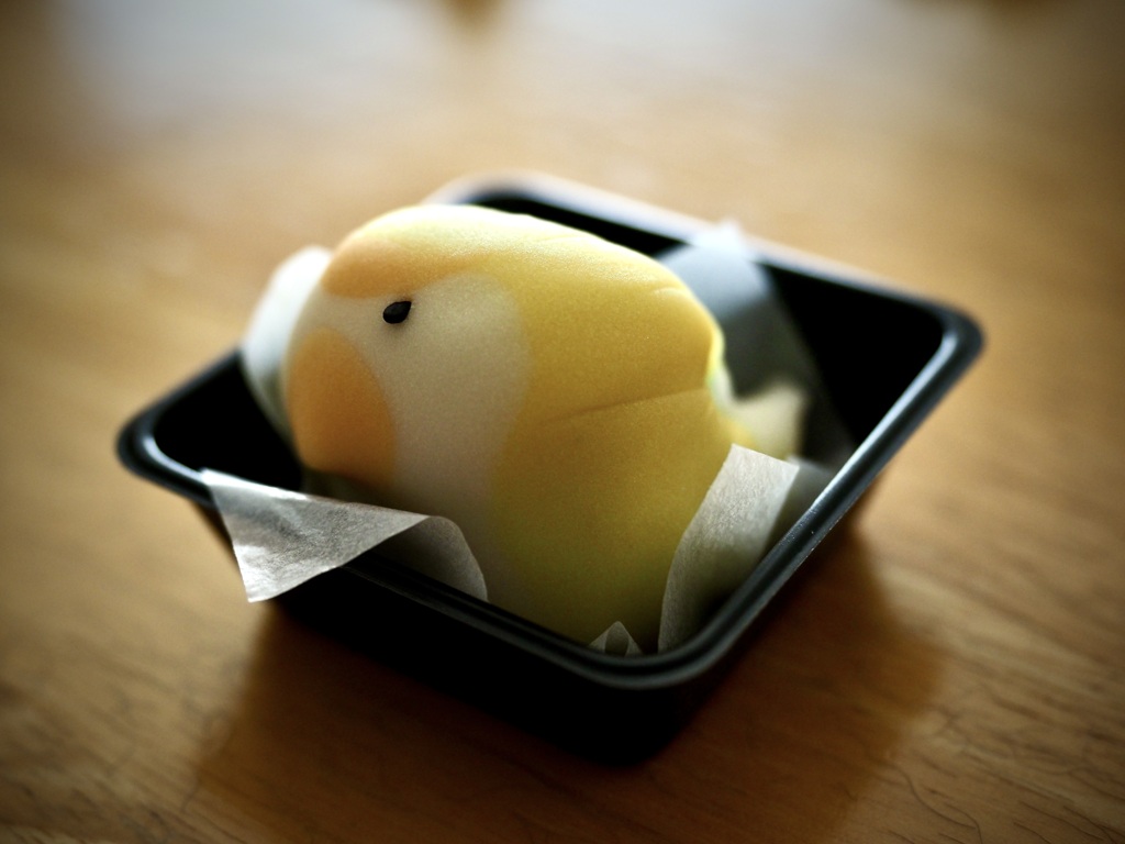 美味しいコザクラインコさん