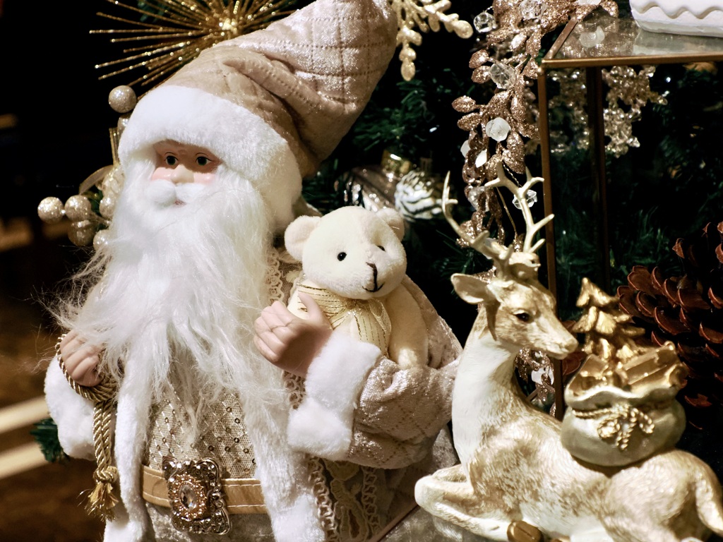 サンタさんに抱かれて