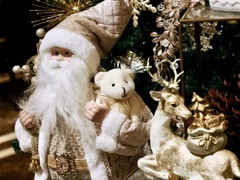 サンタさんに抱かれて