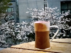 さくらクリームラテ