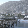 雪の渡月橋