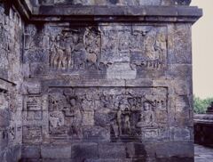 ボロブドゥールのレリーフ-14