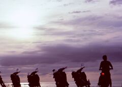 クタ海岸の午後