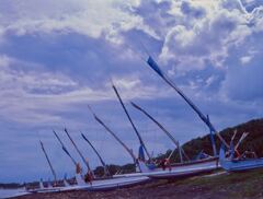 クサンバ海岸の風景