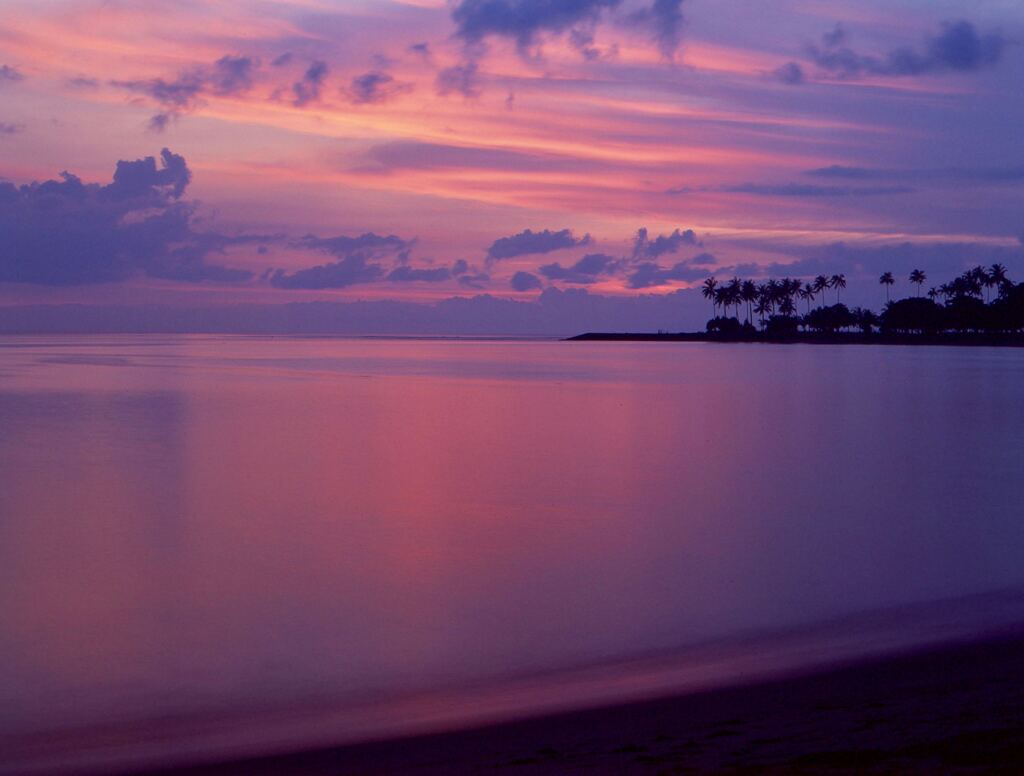 スンギギ海岸夕景