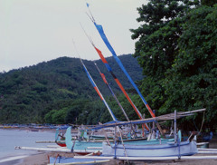 漁村の風景