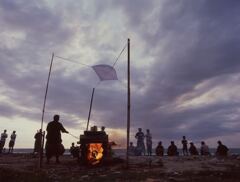 クタ海岸の火葬儀礼