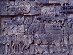 ボロブドゥールのレリーフ-16