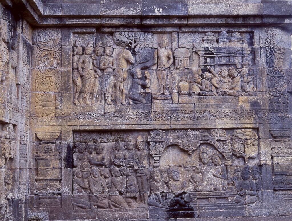 ボロブドゥールのレリーフ-13