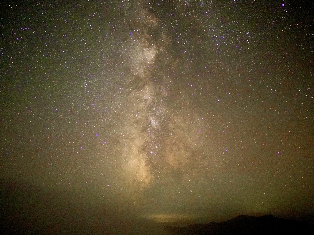 日高山脈の星空