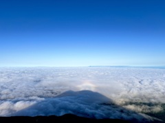 影羊蹄山とブロッケン