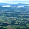 羊蹄山から見下ろす洞爺湖