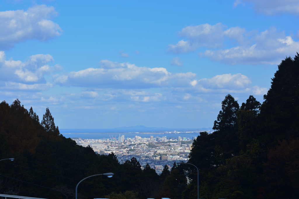 油山から福岡市