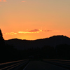 九重の夕焼け