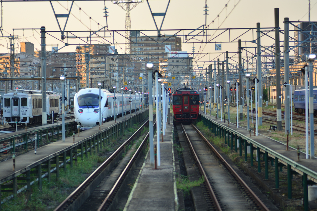 竹下駅 車両基地