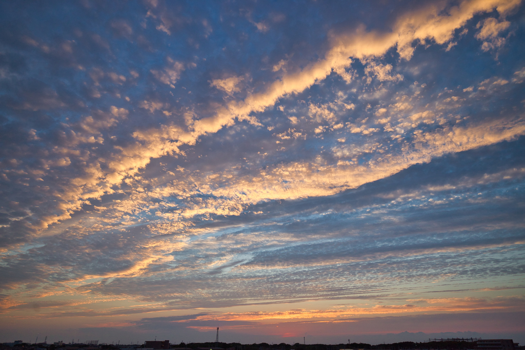 いつもの場所からの夕焼け⑦