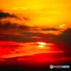 晩夏~沈む夕日