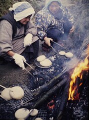 とんど・鏡餅焼き