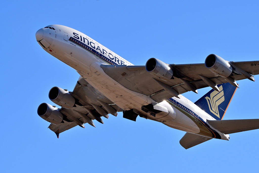 SQ A380 TakeOff