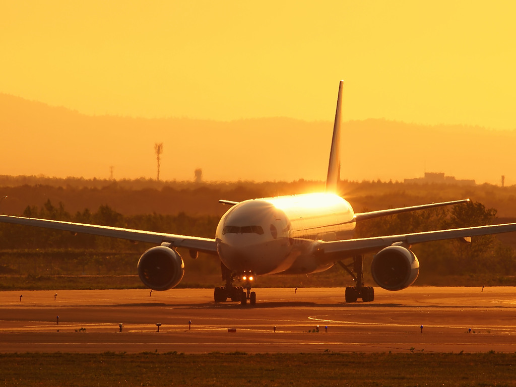 JAL～夕陽を浴びて～