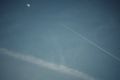 月、空、雲