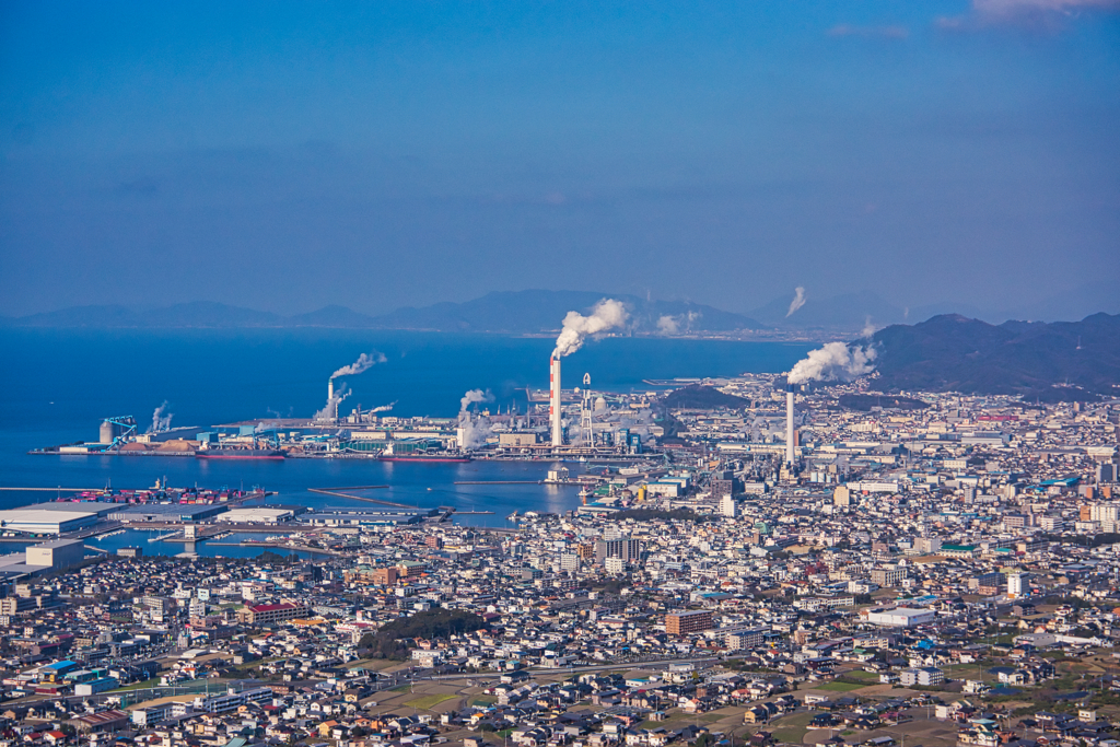 具定　三島　遠望。