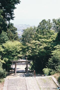 登って振り返って