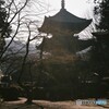 冬の三重塔