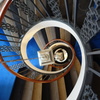 コペンハーゲンのホテルの螺旋階段