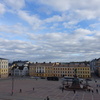 ヘルシンキの大聖堂前の広場