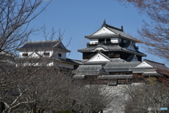 春が待ち遠しい松山城