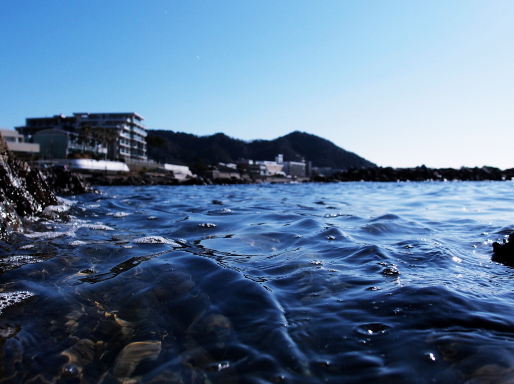 久しぶりな海