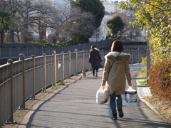 お散歩とお買い物