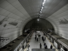 地下鉄に乗って